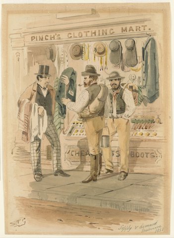 Supply & demand Melbourne 1853