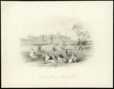 Collegiate Grammar School, St. Kilda [Road], c. 1862