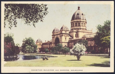 Exhibition Buildings And Gardens, Melbourne, 1900?