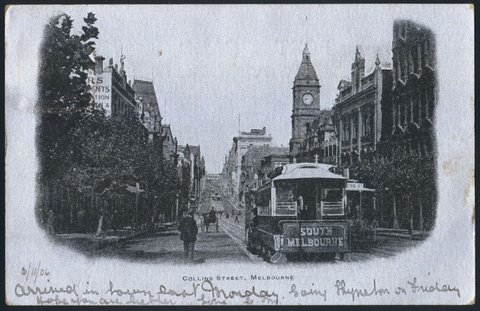 Collins Street, Melbourne, 1906?