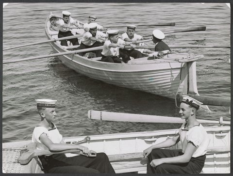 Port Melb [i.e. Melbourne] Boat Drill, c. 1941