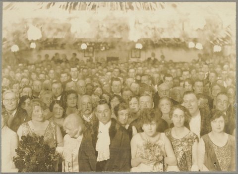 Old Town Hall, Sandringham, at the first Mayoral Ball, 1927–28