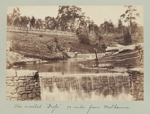 The so called "Drops", 73 miles from Melbourne, 1870–80