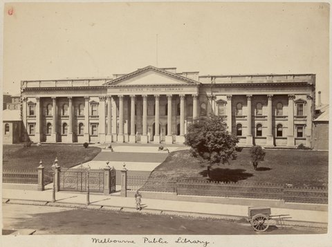 Melbourne views : Public Library, 1873–76