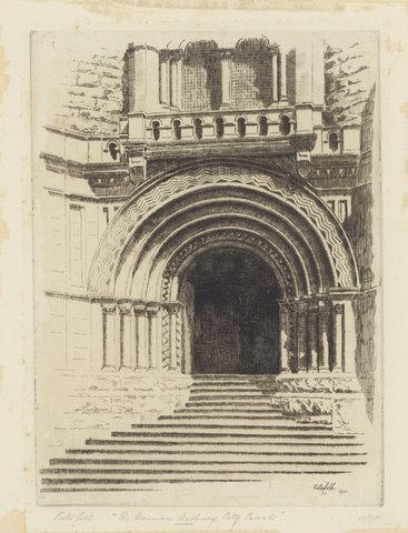 The Norman Archway, City Courts [Melbourne], 1930