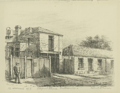 Alfred Place Melbourne, 1880–1932