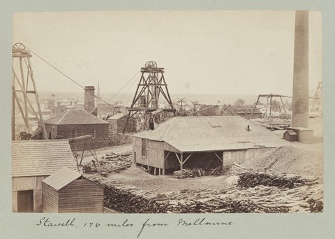 Stawell, 176 miles from Melbourne, 1870–90