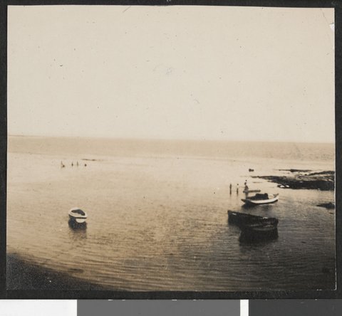 [Boats on the water, possibly in the Black Rock area, Vic.], 1923–25