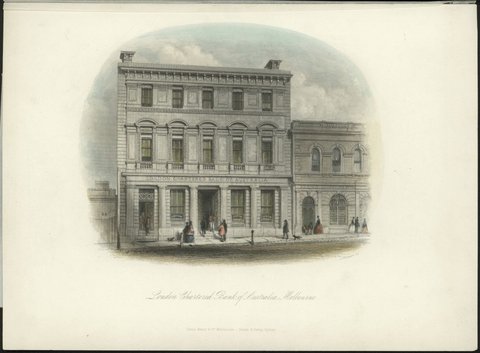 London Chartered Bank of Australia, Melbourne, 1862