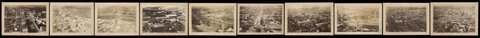 Bird's-eye views of Melbourne, taken from the top of Scots' Church spire, Collins Street, 1875