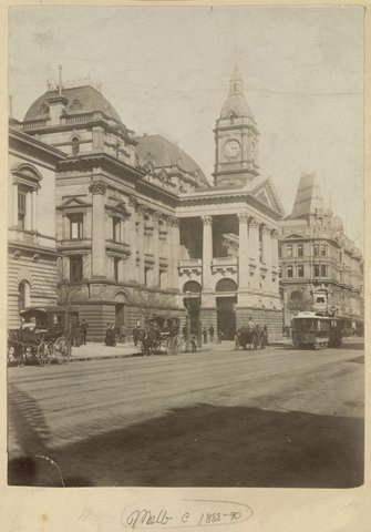 Town Hall, Melbourne, 1888–90