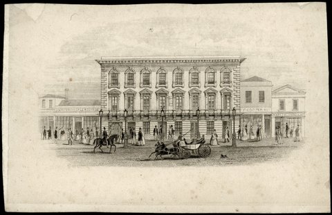Criterion Hotel, Collins Street, [Melbourne, Vic.], 1850s