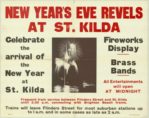 New Year's Eve revels at St Kilda, 1935–42