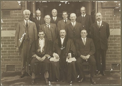 The Councillors and Officers of the first City of Sandringham Council, 1923