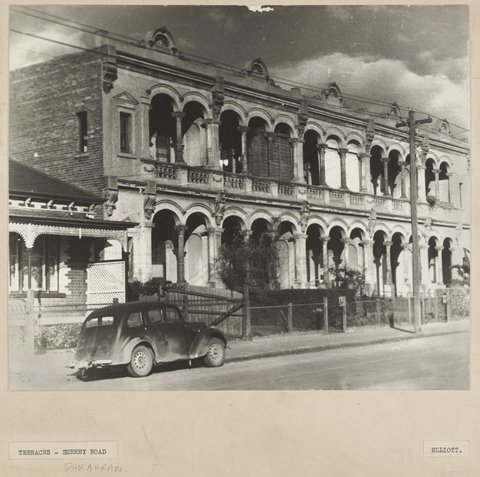 Terraces, Surrey Road, Prahran, 1950?