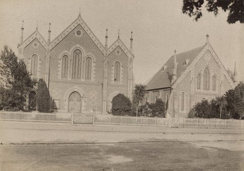 South Melbourne Congregational Church and Wesley Methodist Church, South Melbourne, 1880–1910