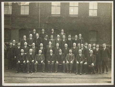 Newport workshops administrative staff, 1920