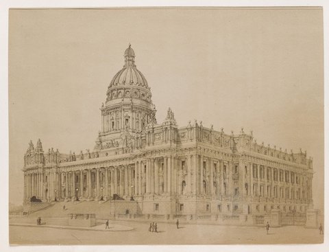 Parliament House, Melbourne, 1886