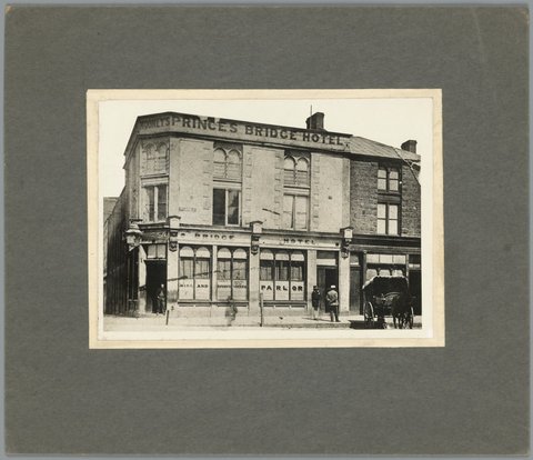 Princes Bridge Hotel, Swanston Street, Melbourne, 1864–1950