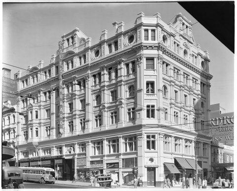 Cromwell Buildings, 360-374 Bourke Street, Melbourne, 1954