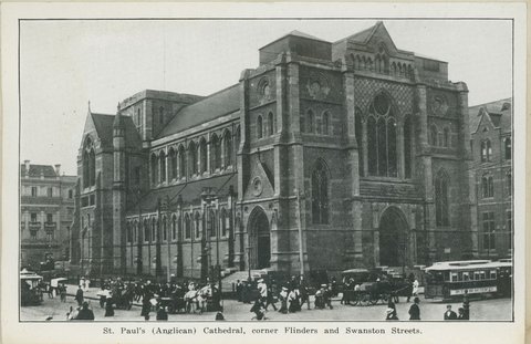 "Folding souvenir of Melbourne, 17 artistic, up-to-date views of public buildings (series no. 4)", 1920s