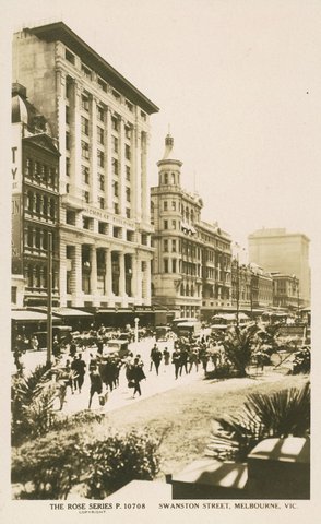 SWANSTON STREET, MELBOURNE, VIC, c. 1934