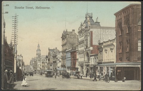 Bourke Street, Melbourne, c. 1905