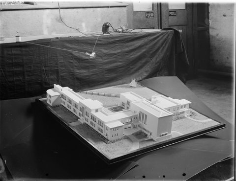 "Scale model of MacRobertson Girls' High School, Melbourne, Vic.", 1910–40