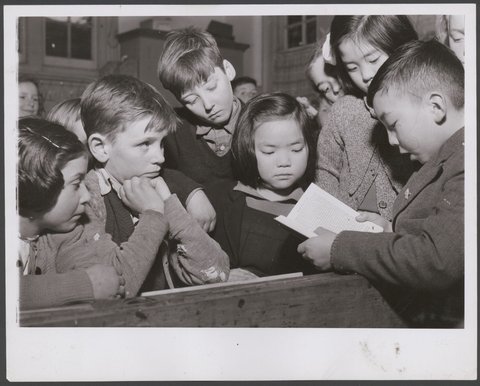Chinese children [at] Carlton State School, 1947
