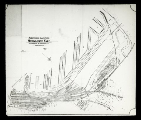 Melbourne Yard. Proposed re-arrangement, 1930–50