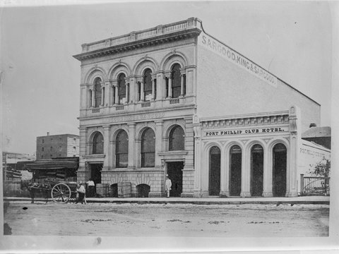[PORT PHILLIP CLUB HOTEL ... FLINDER STREET [Melbourne], c. 1940