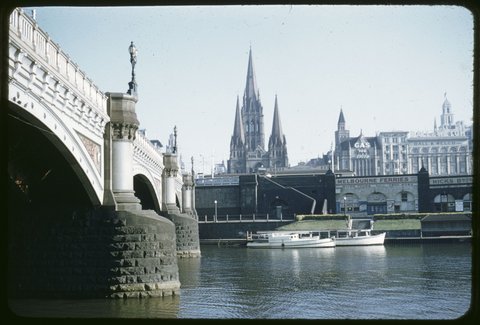 Princes Bridge & St. Paul's, 1954