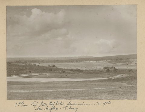 8th Green, Royal Melbourne Club, Sandringham, 1906