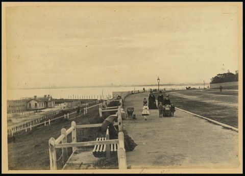 Esplanade, St. Kilda, [Vic.], c. 1865