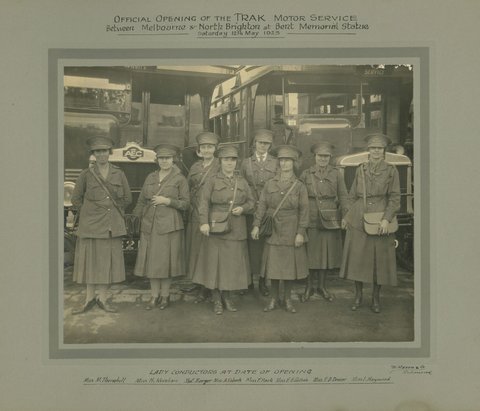 Official opening of the Trak Motor Service between Melbourne & North Brighton, 1923
