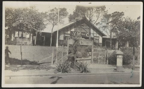 Y.M.C.A. club house, The Domain, St. Kilda Road, 1940?