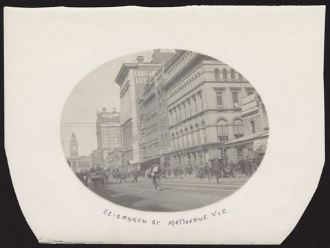 Elizabeth Street Melbourne, 1913