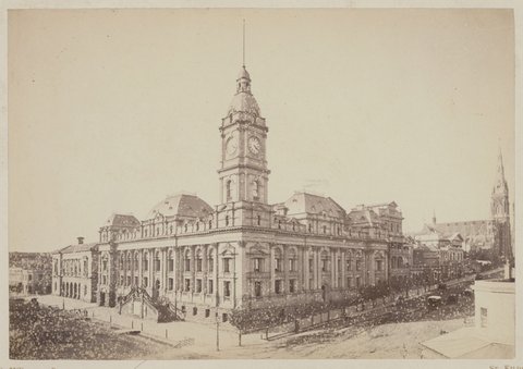 Town Hall, Melbourne [Vic.], 1870–80