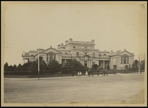 Model school, Spring Street, [Melbourne, Vic.], c. 1880
