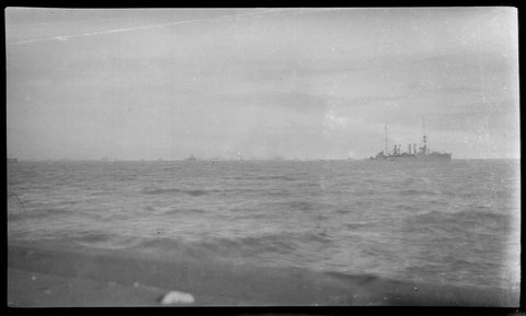 American naval fleet in Port Phillip Bay, 1916