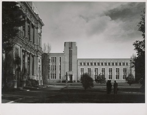 Architecture Faculty and Chemistry Department buildings, University of Melbourne, 1940–50