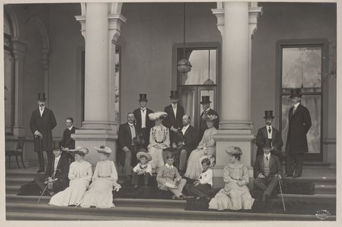 Melbourne Cup Party, Government House 1903