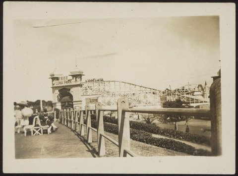 [View of Luna Park, St. Kilda, Vic.], 1920s