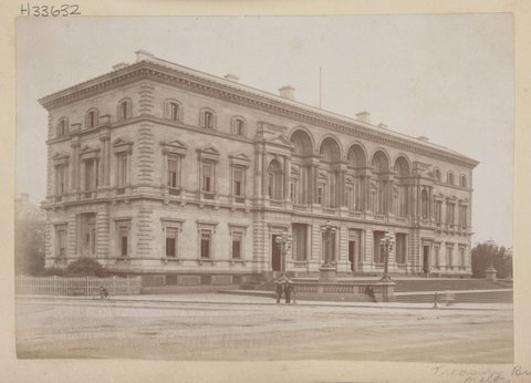 Treasury Building, Spring Street, Melbourne, 1890–1900