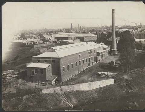 Yarra Falls mill [Abbotsford, Vic.], 1920