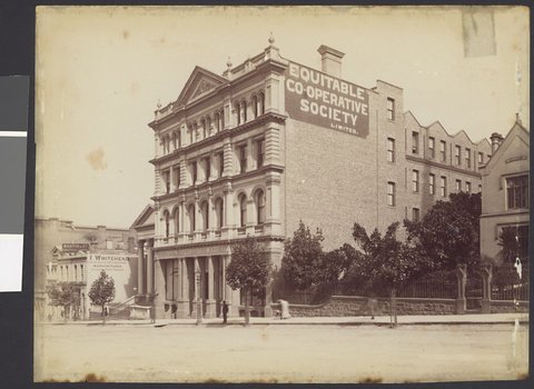 Equitable Co-Operative Society, [Collins Street, Melbourne, Vic.], 1884–89