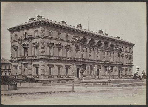 Treasury Building, [Spring Street, Melbourne], 1870–80