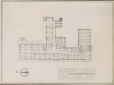 Freemason's Hospital Melbourne Victoria, 1936