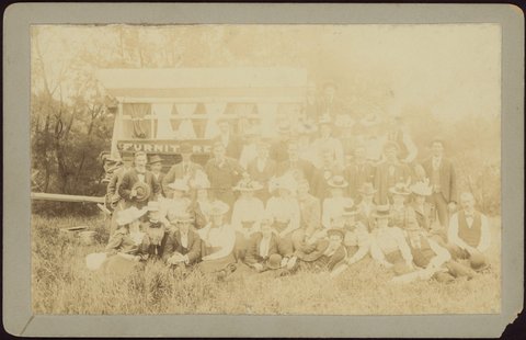 Literary Society's Picnic at Heidelberg, 9th November 1898