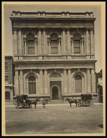 National Bank, [Collins Street, Melbourne, Vic.], c. 1880
